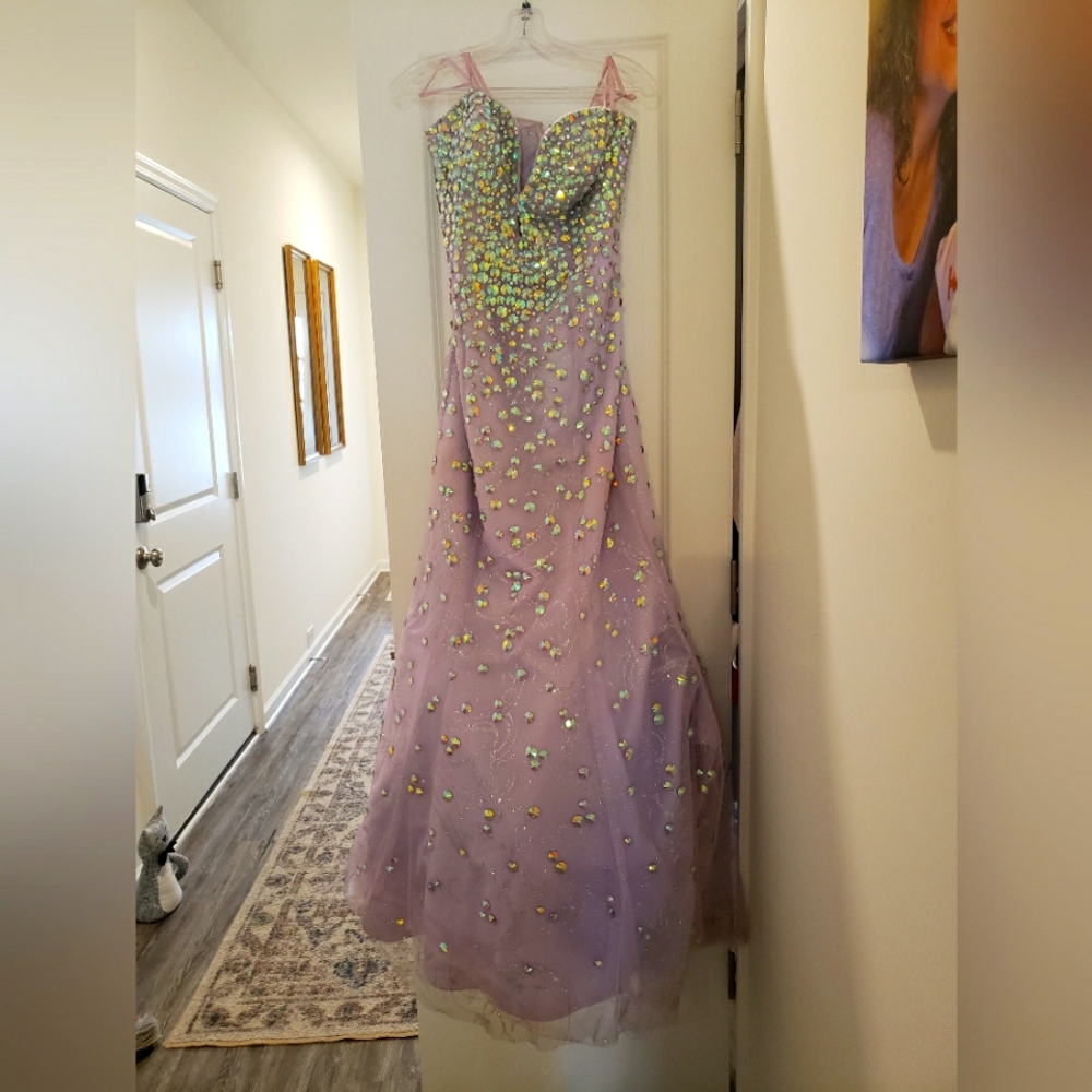 Lavender/Lilac Evening Dress Size 10
